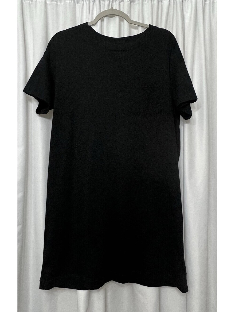Old Navy Women’s  T-Shirt Dress Short Sleeve Mini Pocket Pullover Black Size L